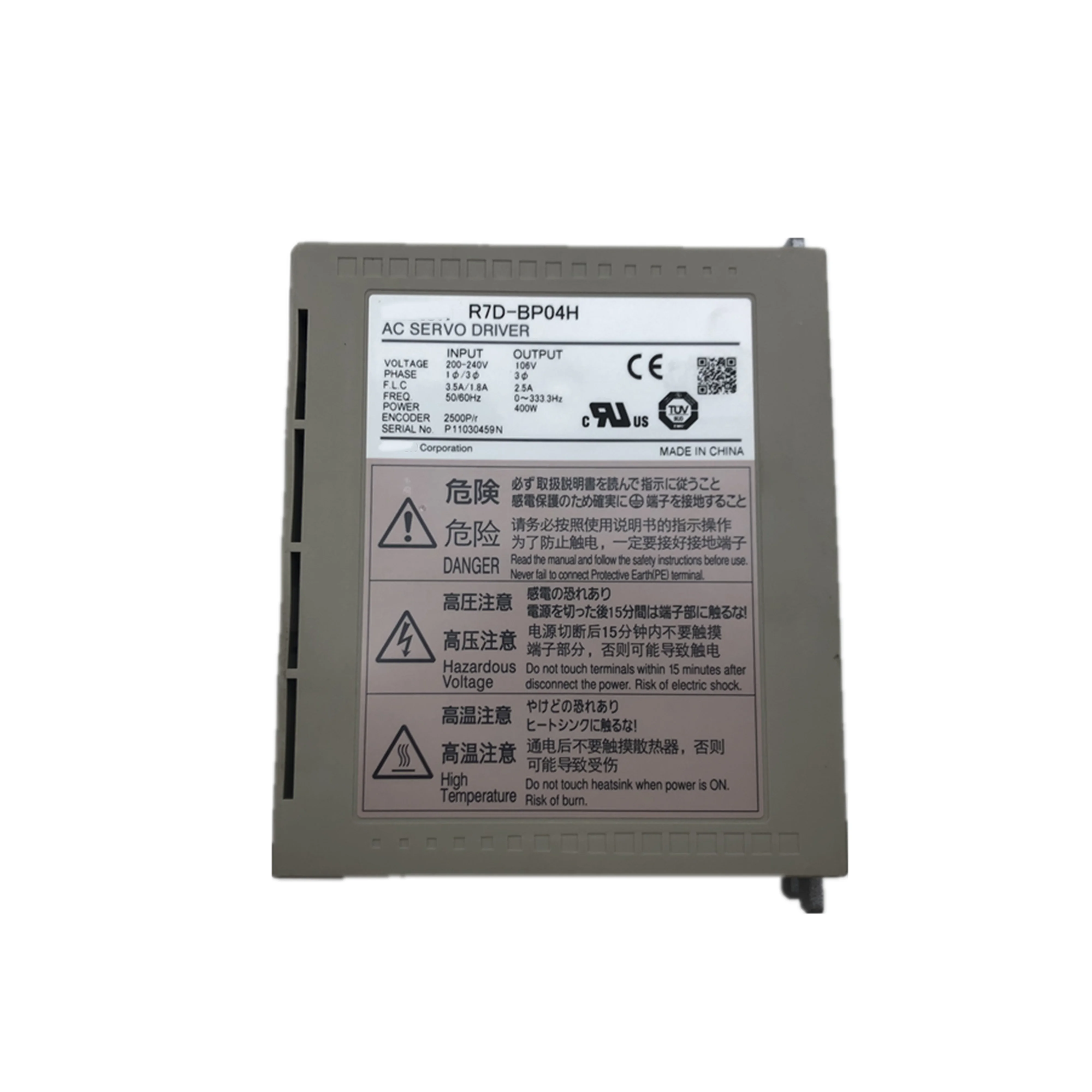 New Original Omron R7D-BP04H series servo drive unit. It provides stable speed and torque control with high response and precise positioning. Applied for servo motor driving, automation machinery motion control and industrial transmission systems.
