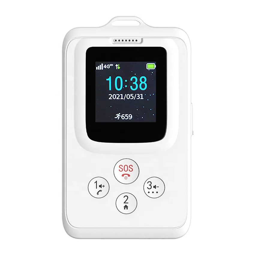 High Quality Tracker with SOS Button for Campus Student Workers Elderly Disabled Student ID Card GPS Tracker