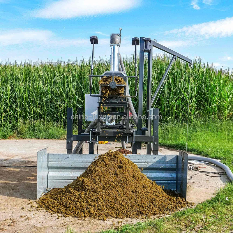 Animal Dung Solid Liquid Separator Cow Manure Solid Liquid Separator Pig Dung Manure Dehydration Squeezer