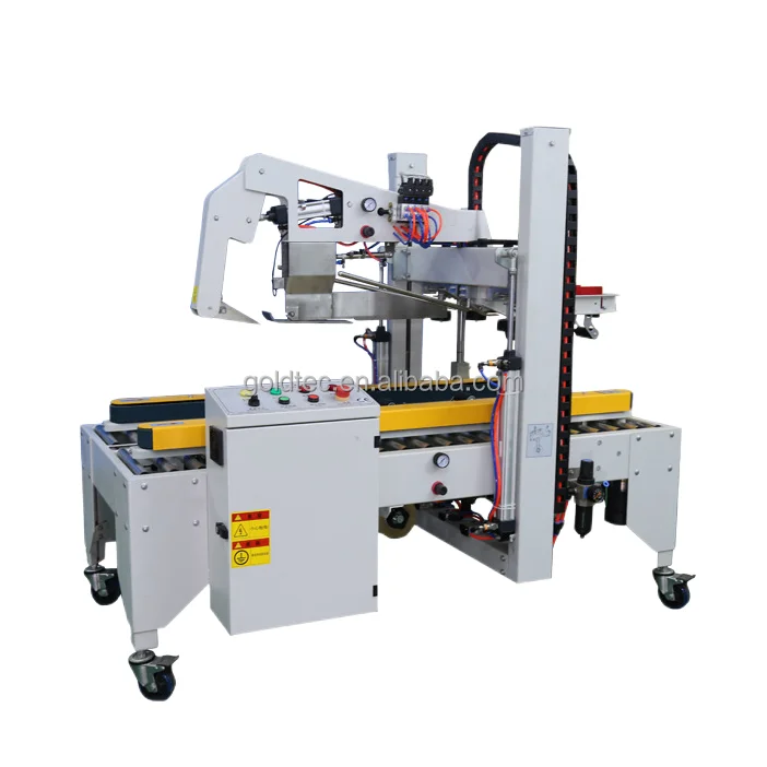 Automatic Adjustable Box Self Flap Folding Sealing Closing Packing ...