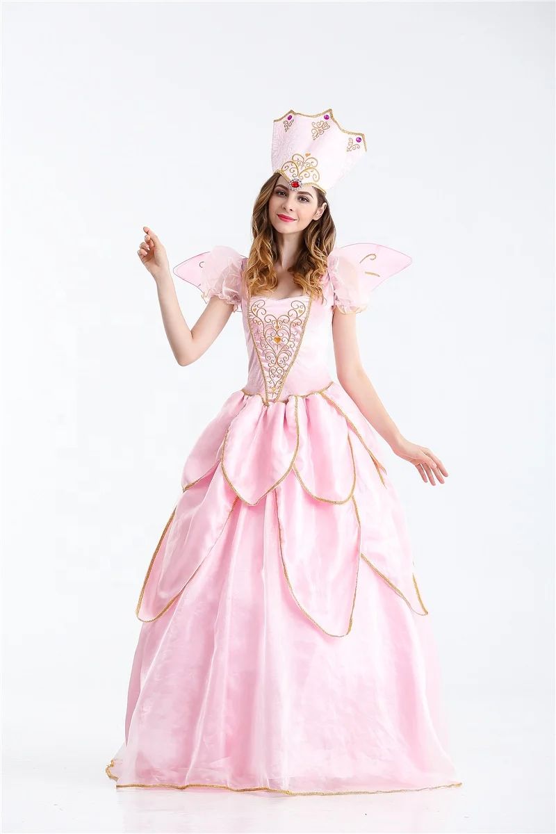 Halloween Deluxe Fairy Pink Godmother Costume Dress for Women With Wing and  Hat| Alibaba.com