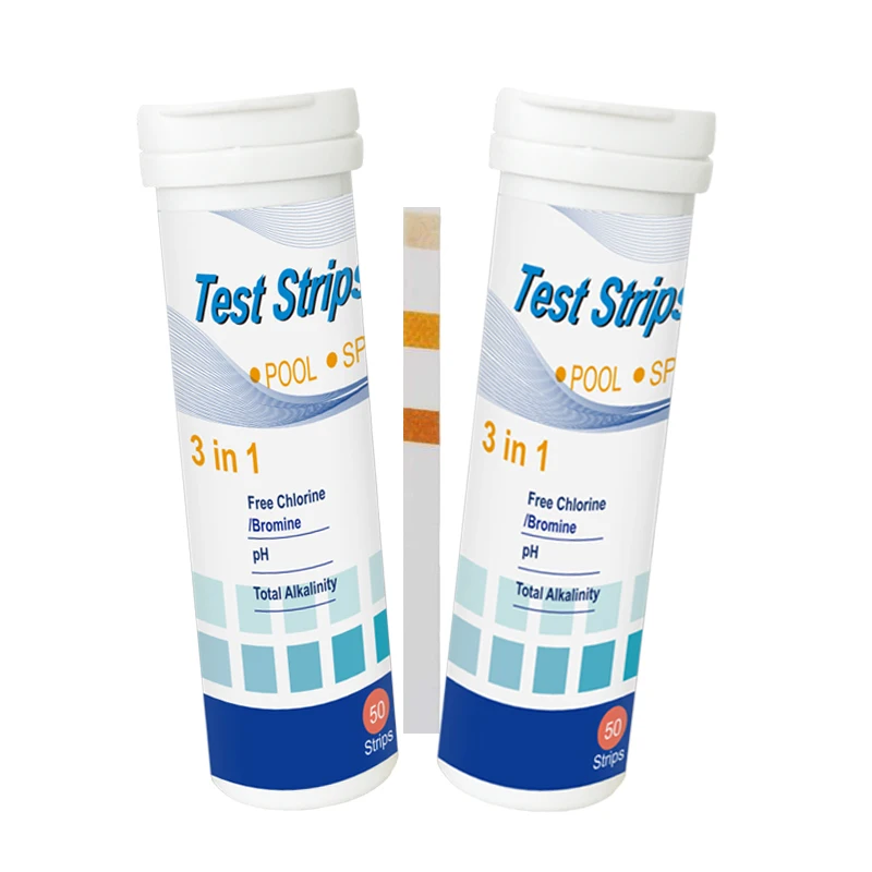 50 полосок комплект для тестирования качества воды с 3 параметрами высококачественные тест-полоски