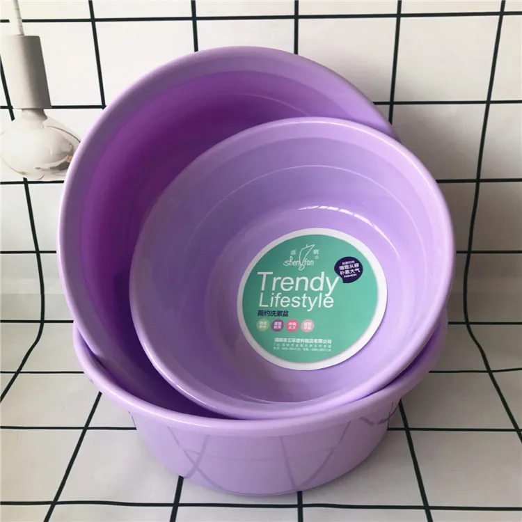 Круглая дешевая пластиковая раковина из полипропилена, пластиковая раковина