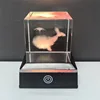 Cloud whale 5cm cube black square touch base