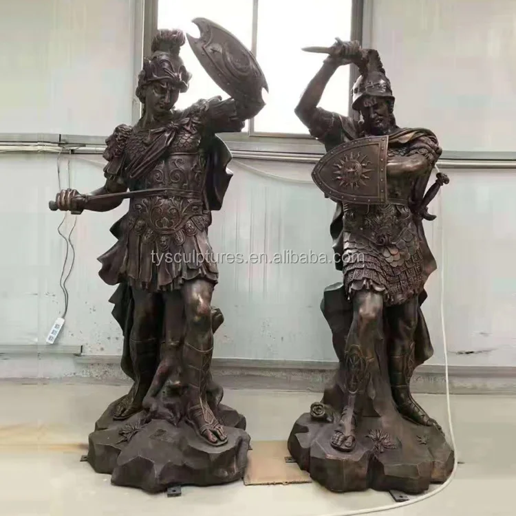 ヌードギリシャ男性像 オリンピア神ゼウス 青銅彫刻の飾り物