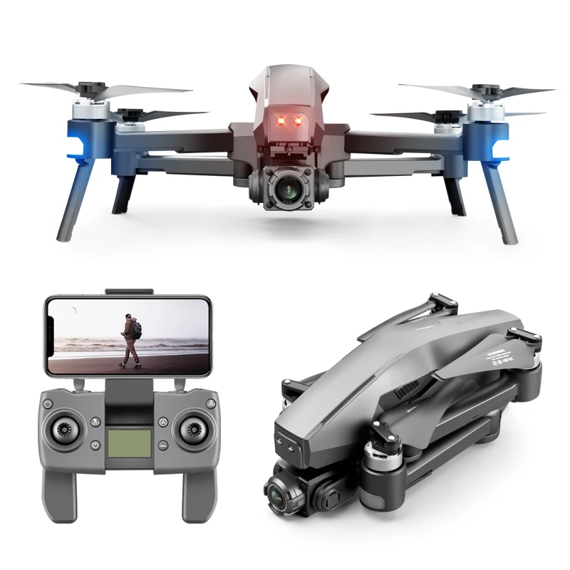 M1 PRO Drone 2 Achsen Kardankamera 6K HD Kamera 3km Steuer abstand 5G WIFI GPS RC Quadcopter