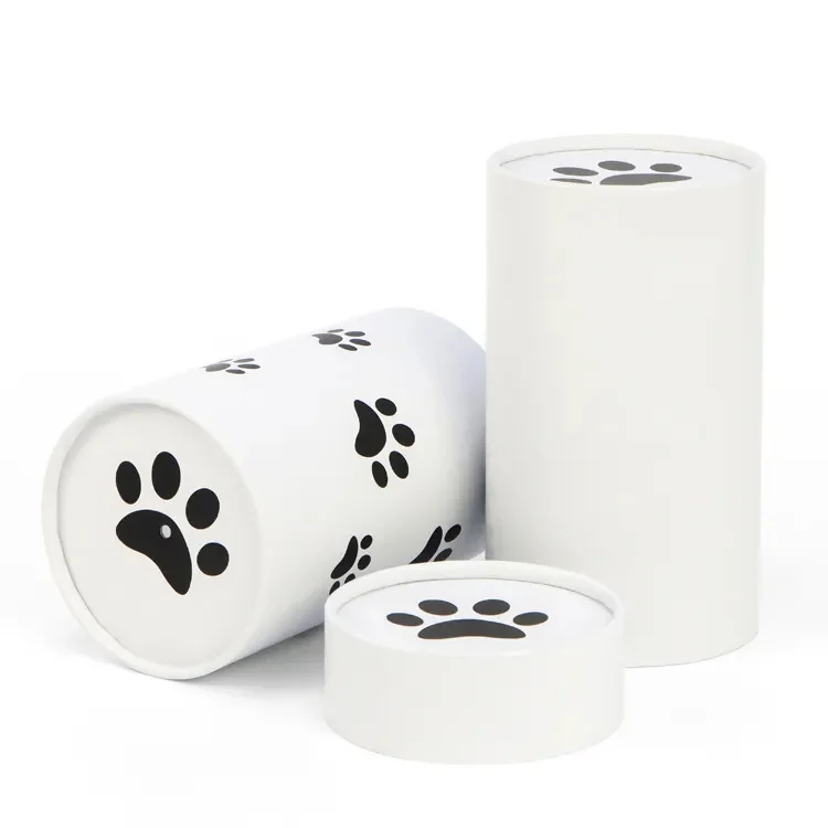 Wholesale Customized Biodegradable Animal Paw Printed Cremation Pet Urn ...