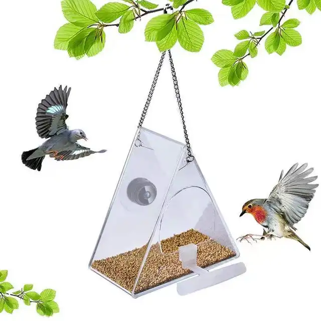 2023 Newest Waterproof Designed Outdoor Smart Bird Feeder Camera Observe Birds Activity And Eating