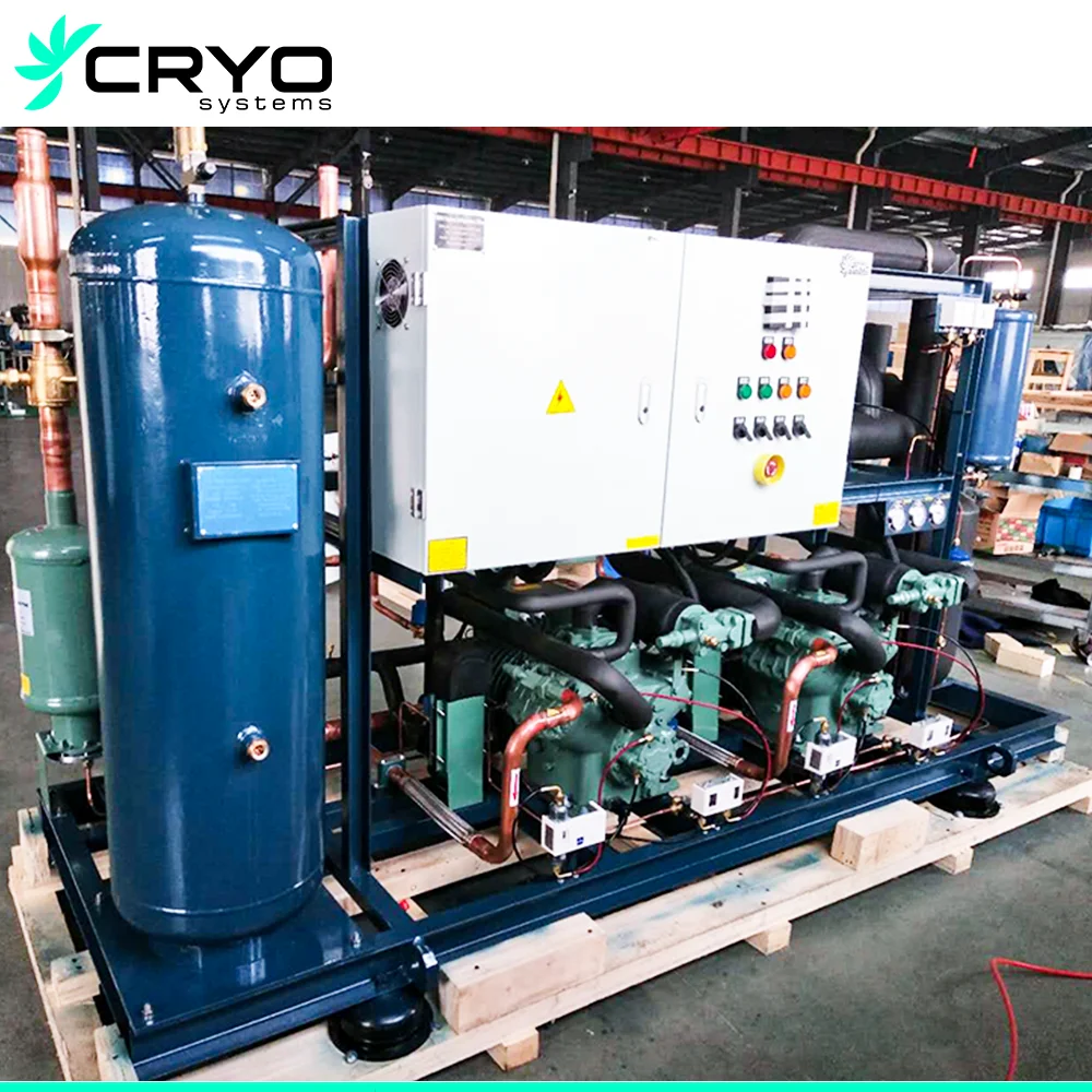 Rack Condensing Unit Multi Compressor Refrigeration System for Cold Room