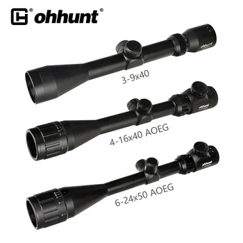 ohhunt 25.4mm Tube Tactical Optical Scope 3-9x40 Mil Dot or Rangefinder Reticle Hunting scope