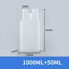 1000ml semi-transparent