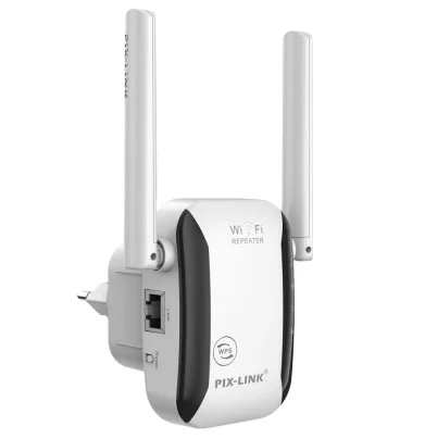 Répéteur WiFi PIX-Link 300 Mbps, 4 Antennes Externes 2.4 GHz - Amplificateur De Signal, Portée Jusqu'à 50 M, 5 Modes - 3