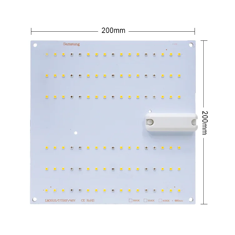 KingBrite 35W PCBA Board LED Grow Lamp Full Kit Lm301h Mix Epistar 660nm for Small Growing Box