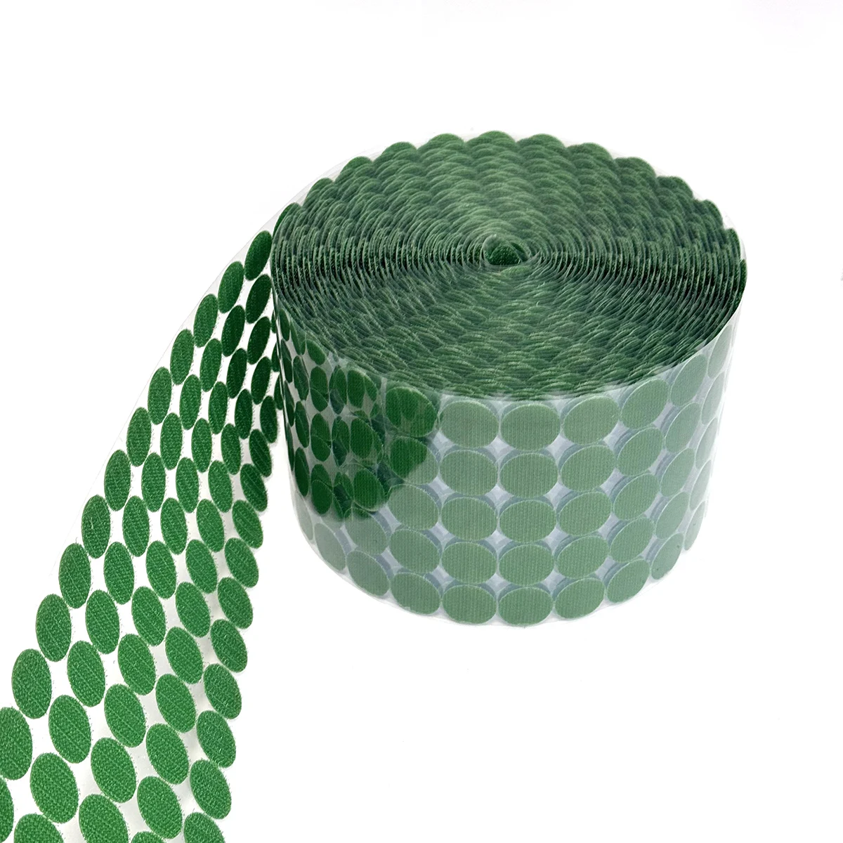 Customizable Round Velcroes Strongly Paste with White Dots 15mm