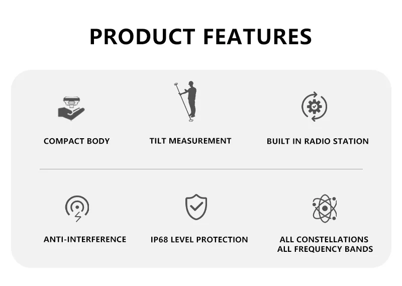 GNSS RTK Hi -Target IRTK10 Upgrade For Land Surveying Instruments Survey IMU GPS