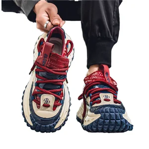 2026 Men's Sporty Style Breathable Sneakers Hot Selling Chunky Shoes for Summer and Winter Walking and Running Wholesale