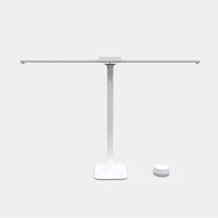 Ультраширокая Светодиодная настольная лампа с защитой глаз, двойной светильник с прищепкой для чтения, сенсорный минималистичный светильник для чтения, 23 Вт