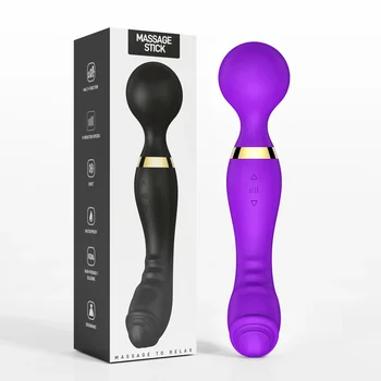 8 Speeds 20 vibrating Powerful Dildo Vibrator Female AV Magic Wand Massager Clitoris Stimulator Adults Sex Toys for Women