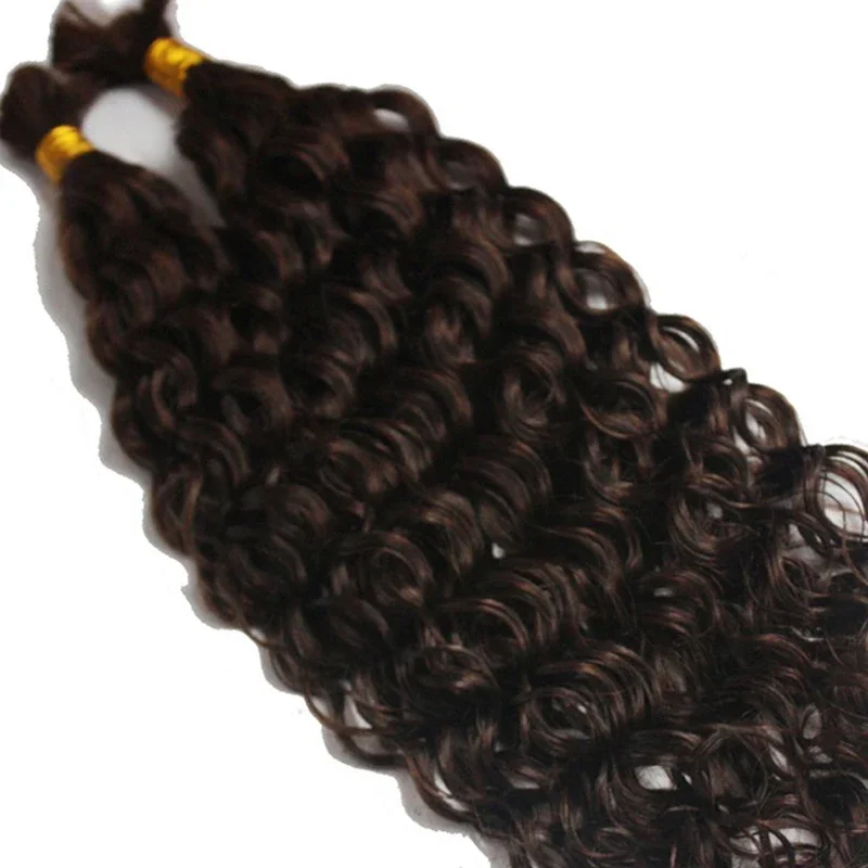 Bulk Loose Deep Curly Human Hair For Braiding Brazilian Remy Braiding Hair Extensions_voghion.com