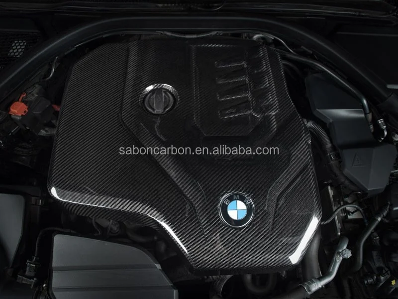 B48 Engine Cover Dry Carbon Engine Cover Hood for BMW G20 330i G30 525i 530i G22 G23 G32