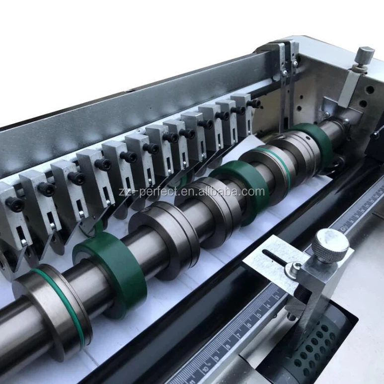 High Speed Automatic Paper Perforating Half Cutting Creaser Machine  Price Paper Creasing Machine