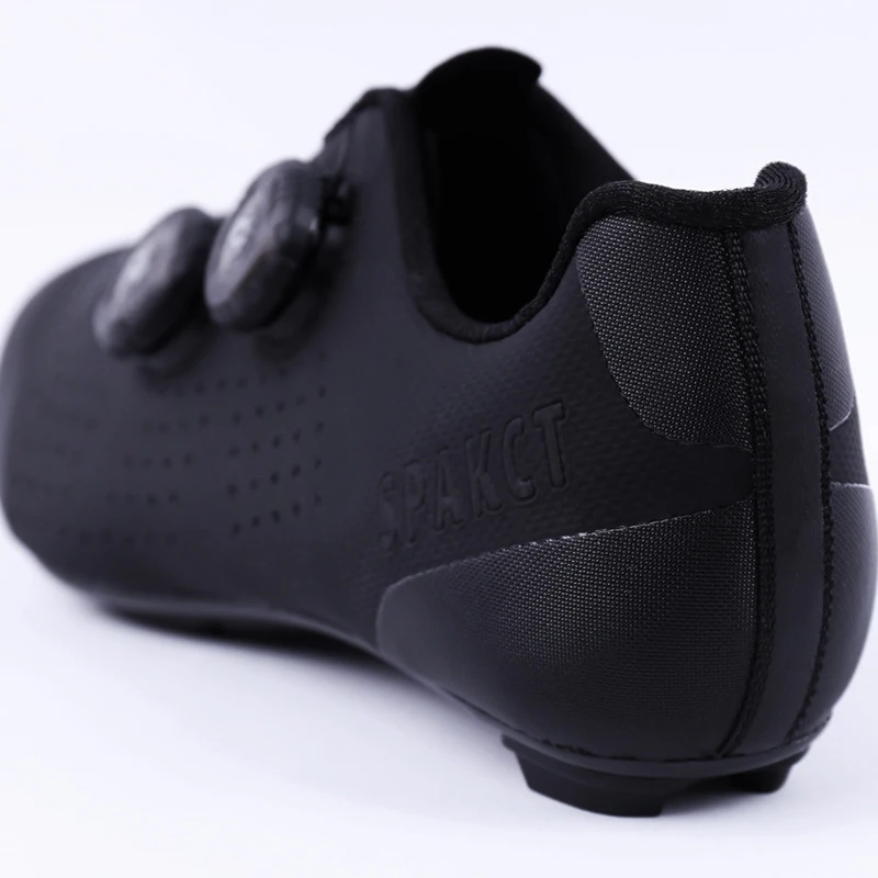 Brand Series Men's Women's Carbon Fiber Road Bike Cycling Lock Shoes Breathable Heat-Dissipating Double Knob Lock Shoes Sports