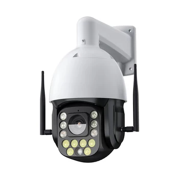 Xceation 4K 8MP High Speed Dome Auto Track 40X Optical Zoom Battery Powered System PTZ IP CCTV Security 4G Camera