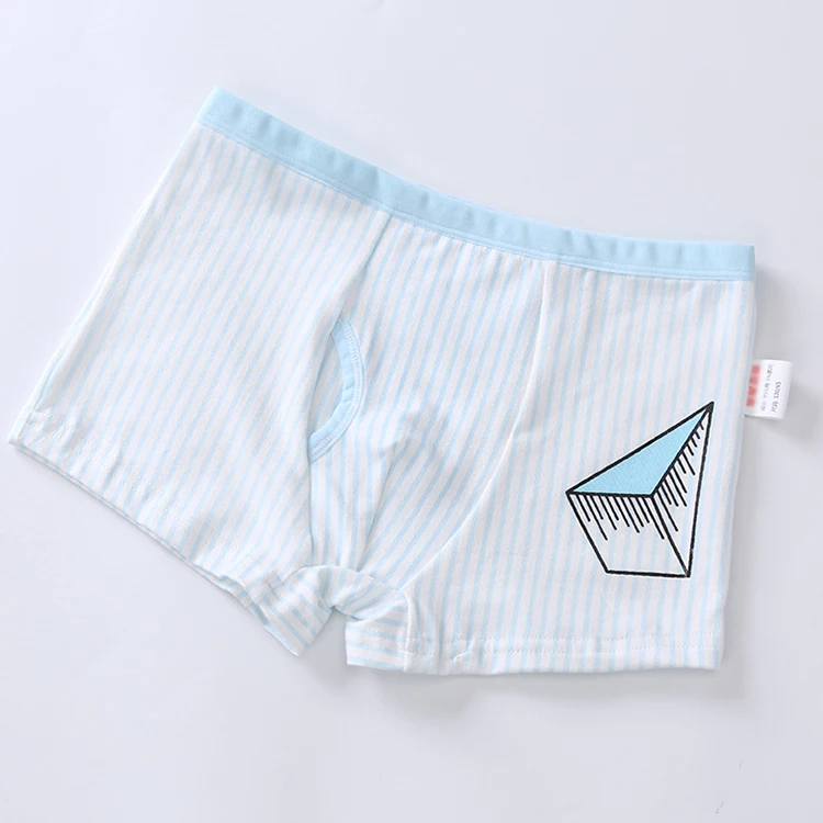 Детское нижнее белье из органического хлопка для малышей популярные красивые трусы-боксеры с рисунком для мальчиков-подростков
