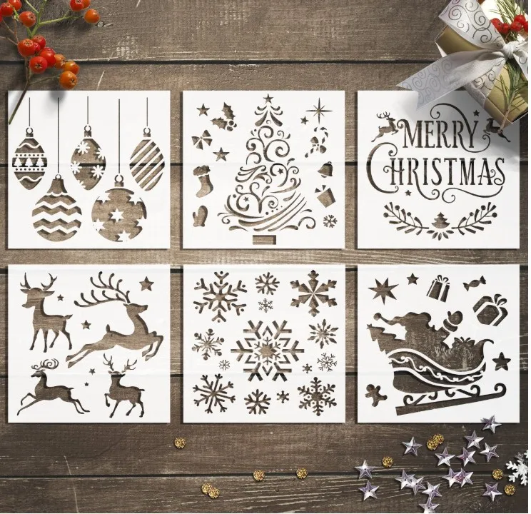 free printable christmas stencils templates