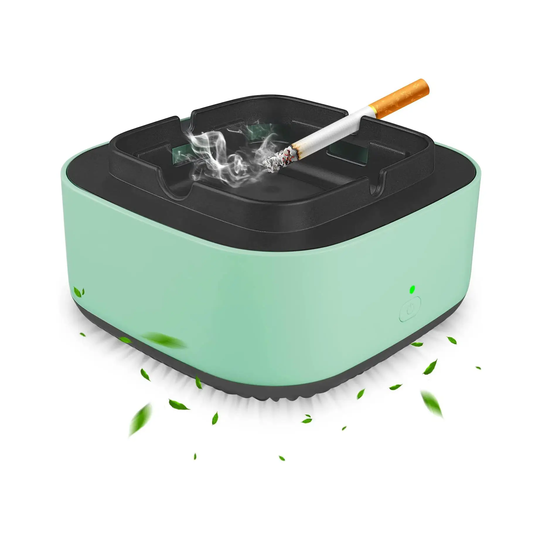 cigarette ashtray smokeless Electric Rechargeable ABS Smokeless Ashtray