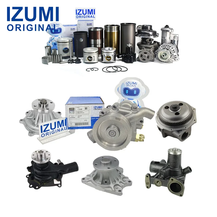 IZUMI ORIGINAL C7 Water Pump 236-4413 129-1169 1077701 107-7701 4W0253 4W-0253 Engine Parts Water Pump FOR CATERPILLAR