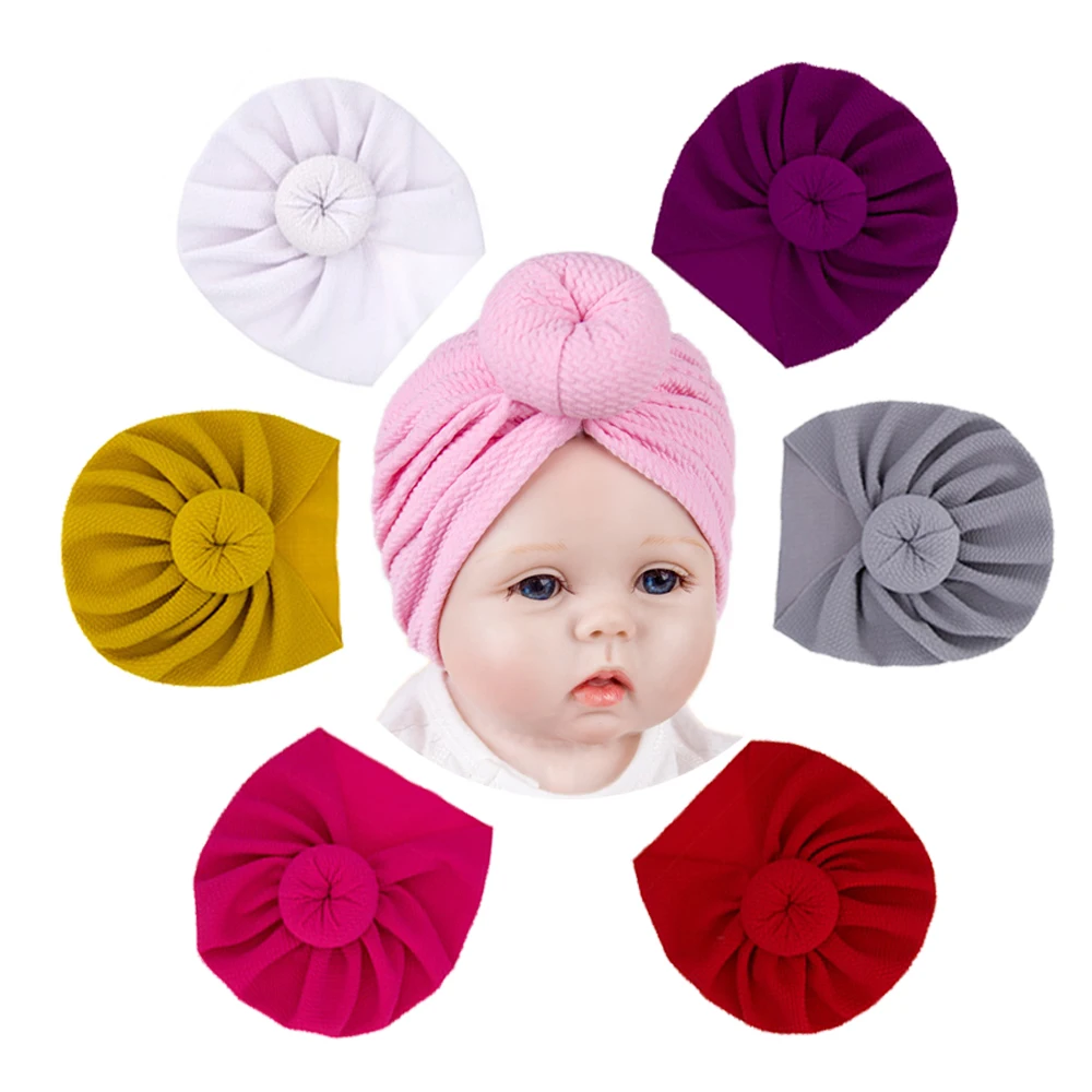2022 Новое поступление, милая мягкая детская шапка-тюрбан, повязка на голову, детские осенние шляпы, аксессуары для волос для девочек, детей