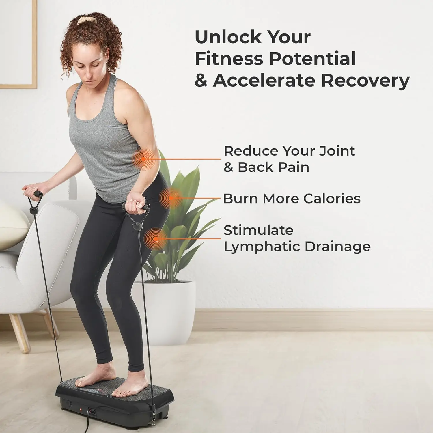 Todo Fitness Vibration Plate Exercise Machine 2024 Oscillation Vibration Plate Platform Life Pro