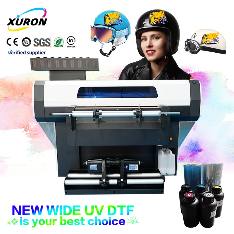 Eco-Friendly UV DTF Printer Multisurface Precision Multifunctional Machine Textiles Ceramics Glass Plastics 600mm Print New