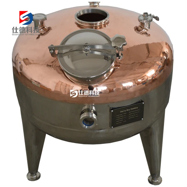 New Design Single Wall Still Pot Professional Factory Made Alcohol Distilled Food Storage 200l alcohol still boilers