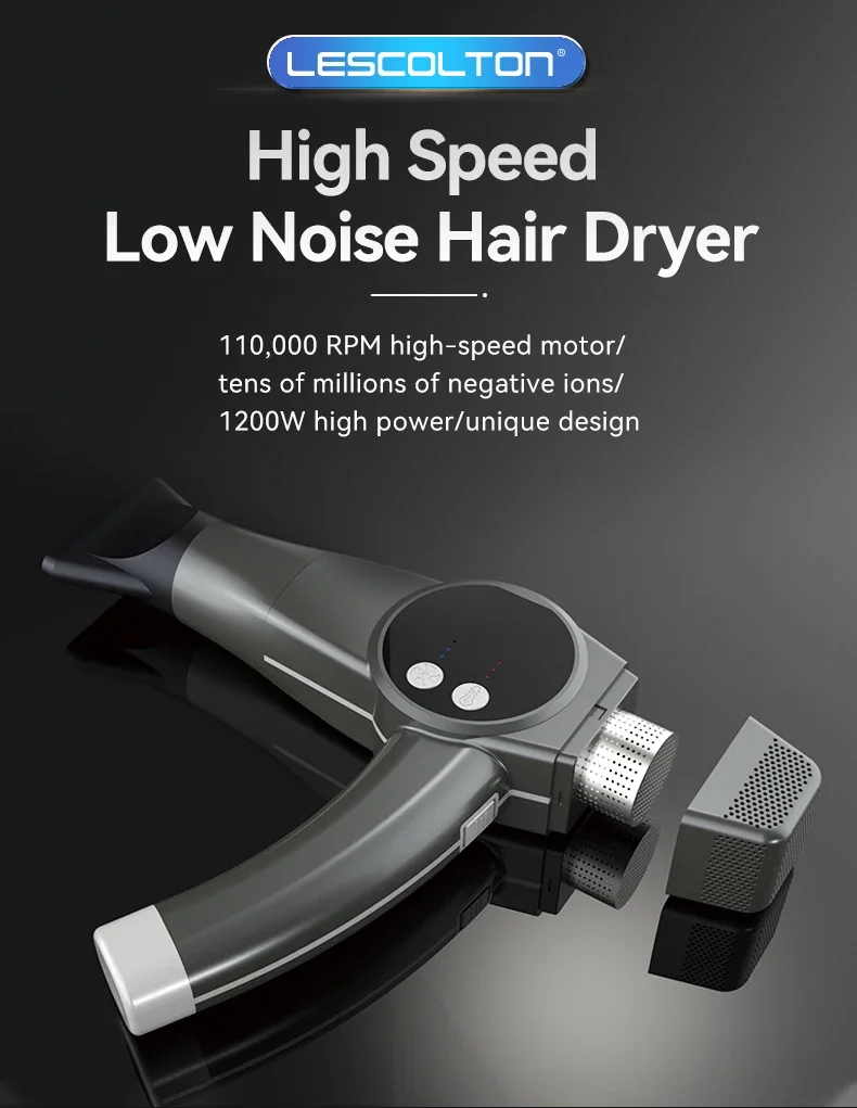 110000rpm Brushless Motor Bldc High Speed Hair Dryer Professional Metal ...