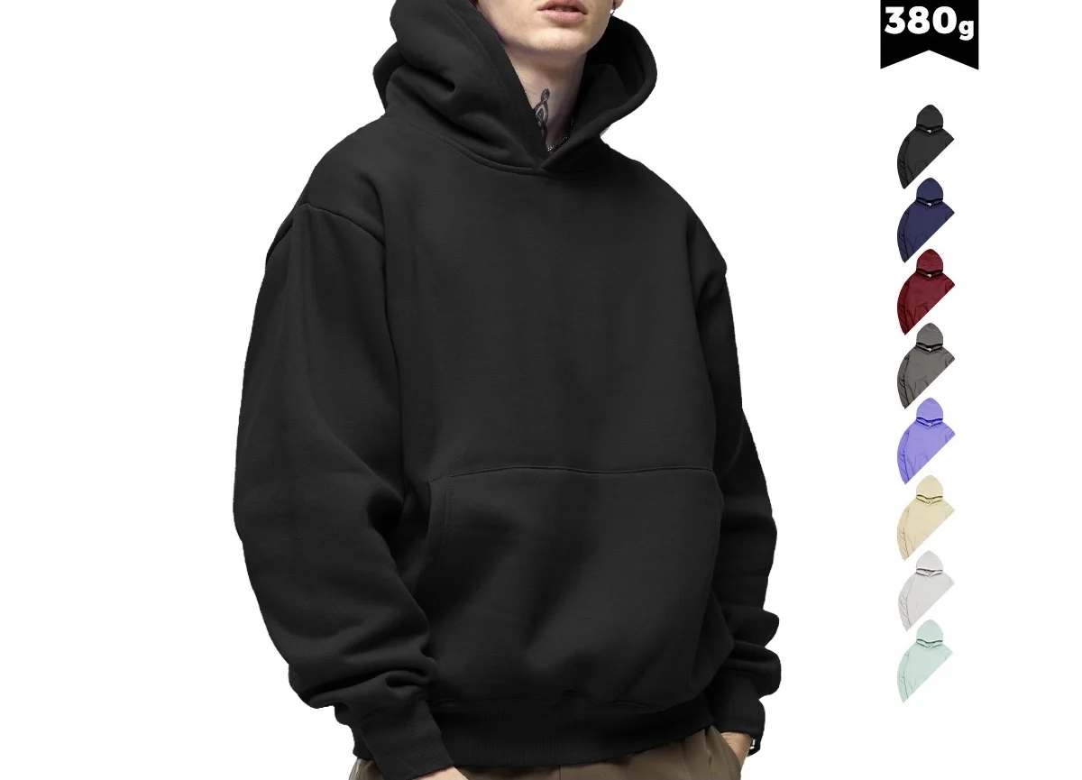 High Quality 100% Cotton Unisex Hoodie For Men Heavy Hoodie Pullover ...
