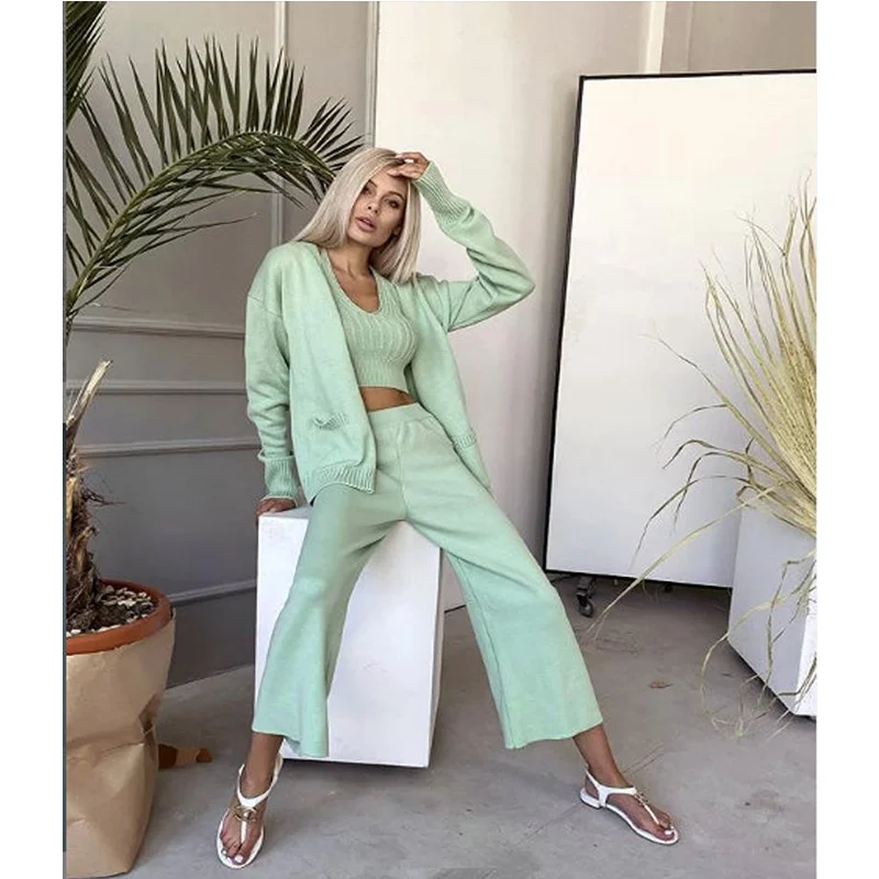 mint green womens pant suit