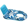 Fauteuil gonflable à motif de feuilles, rangée flottante