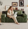 63" 2 Seaters Sofa(Green)