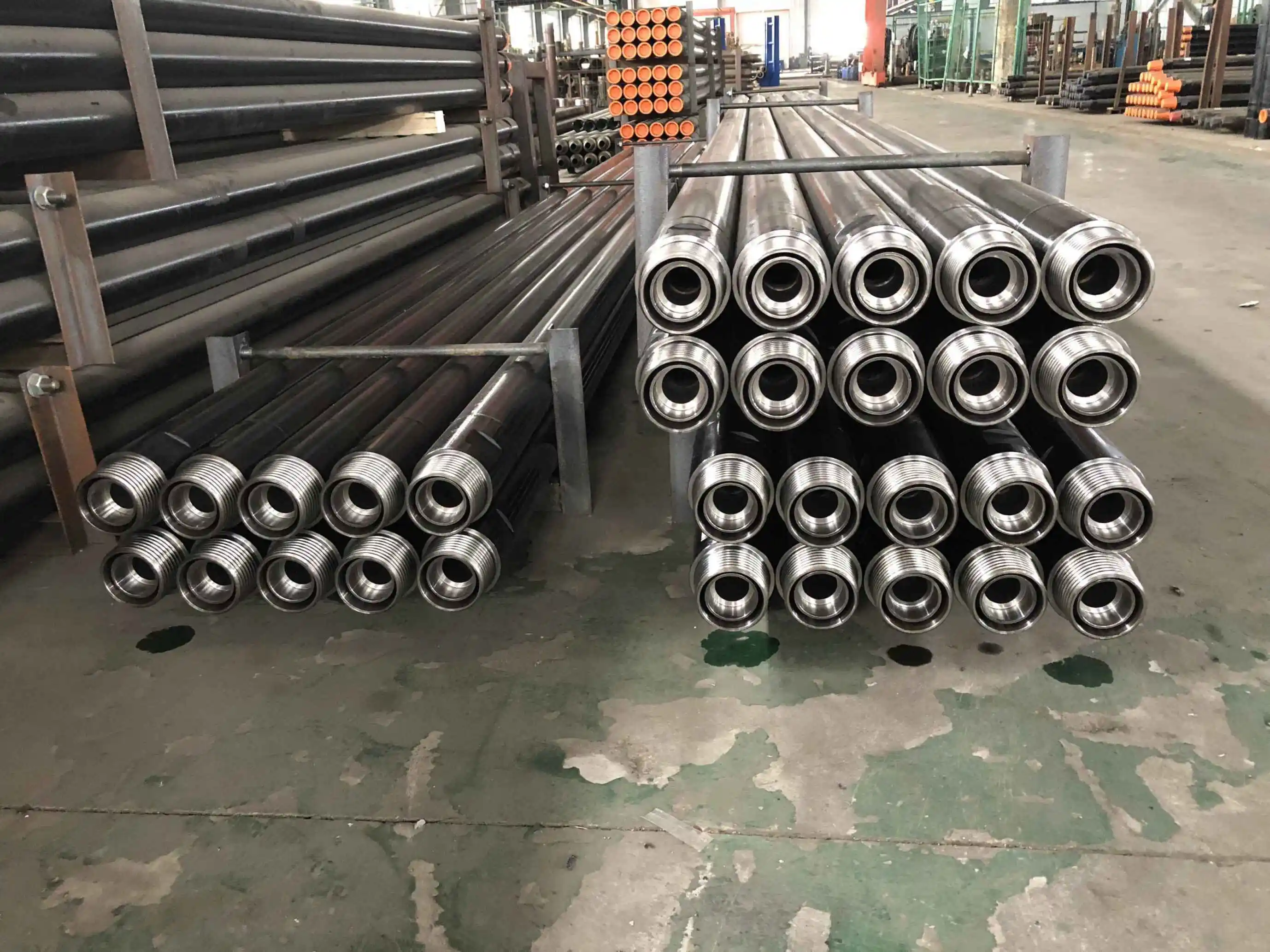 114mm Diameter 3m Length Dual Wall RC Drill Pipe with 4'' Metzke Thread for Reverse Circulation Sampling Drilling