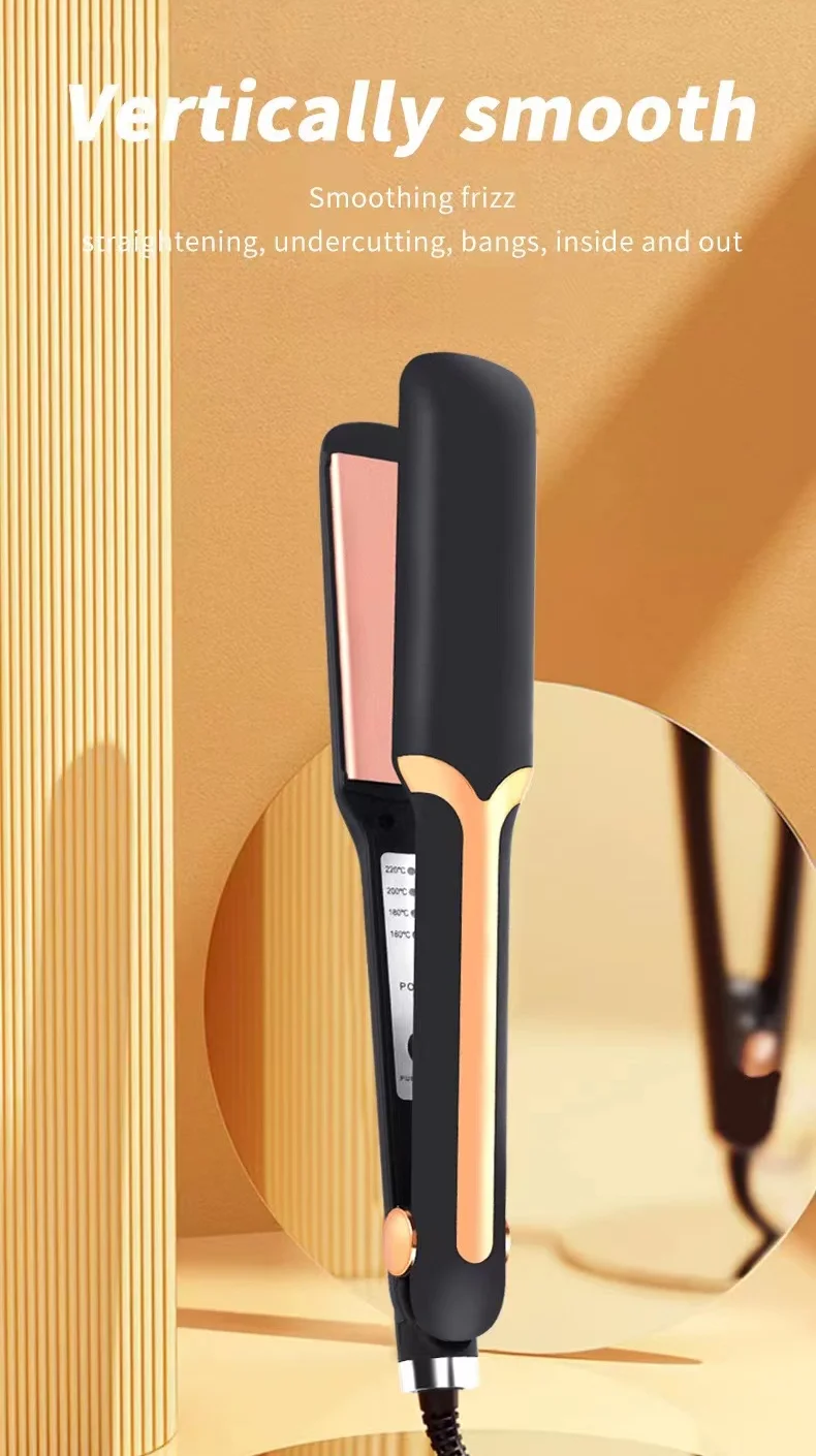Professional Titanium Flat Iron Hair Straightener for Efficient