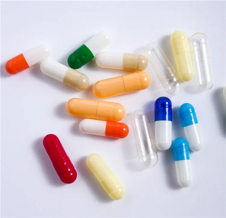 Капсула с энтеросолюбильным покрытием фармацевтического класса, пустая твердая желатиновая капсула, Размер 000 00 0 1 2 3 4 5