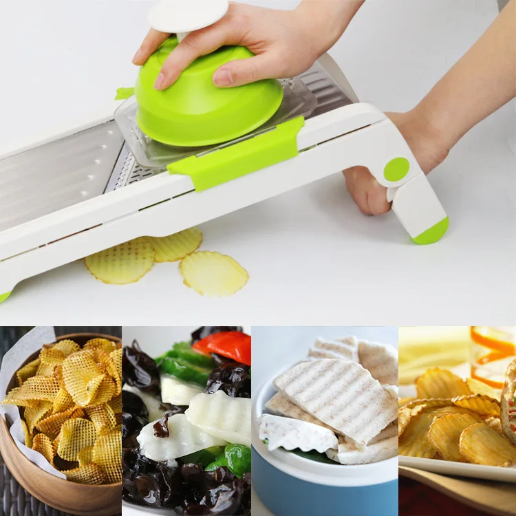 Smart Mandoline Slicer Grater Vegetable Cutter Adjustable Vegetable Chopper for Both Commercial and Home Use