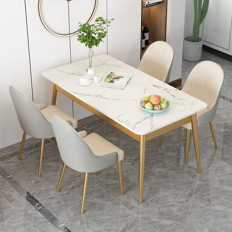 Luxury Marble Dining Table Set Modern Dining Tables Dining Room ...