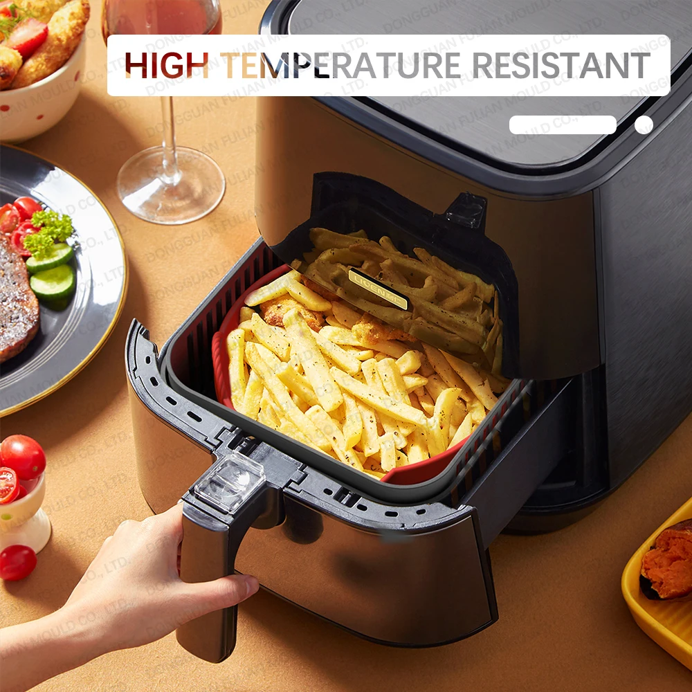 Hot Sale Easy Wash Nonstick Reusable Silicone Air Fryer Liner Pot