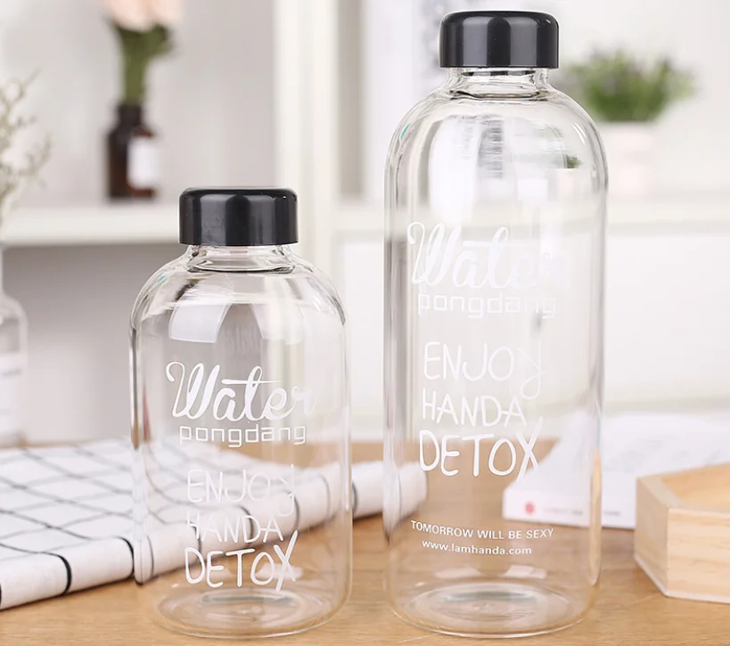 Factory 600ml Clear Plastic Pongdang Drinking Water Bottle With