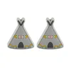 Tent Focal bead Light Gray SA143