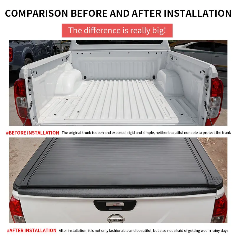 Key Remote Control Retractable Pickup 4x4 Bed Electric Tonneau Cover for Changan Lantuozi Power Roller Shutter Land Tourer factory