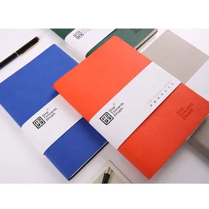 Handmade Soft Cover Notebook A5 School Planner Good Price Pu Leather Journal Notebook